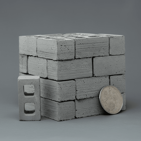 1:12 Scale Mini Cinder Blocks (24pcs)