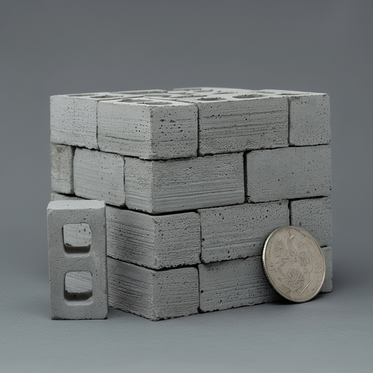 1:12 Scale Mini Cinder Blocks (24pcs)