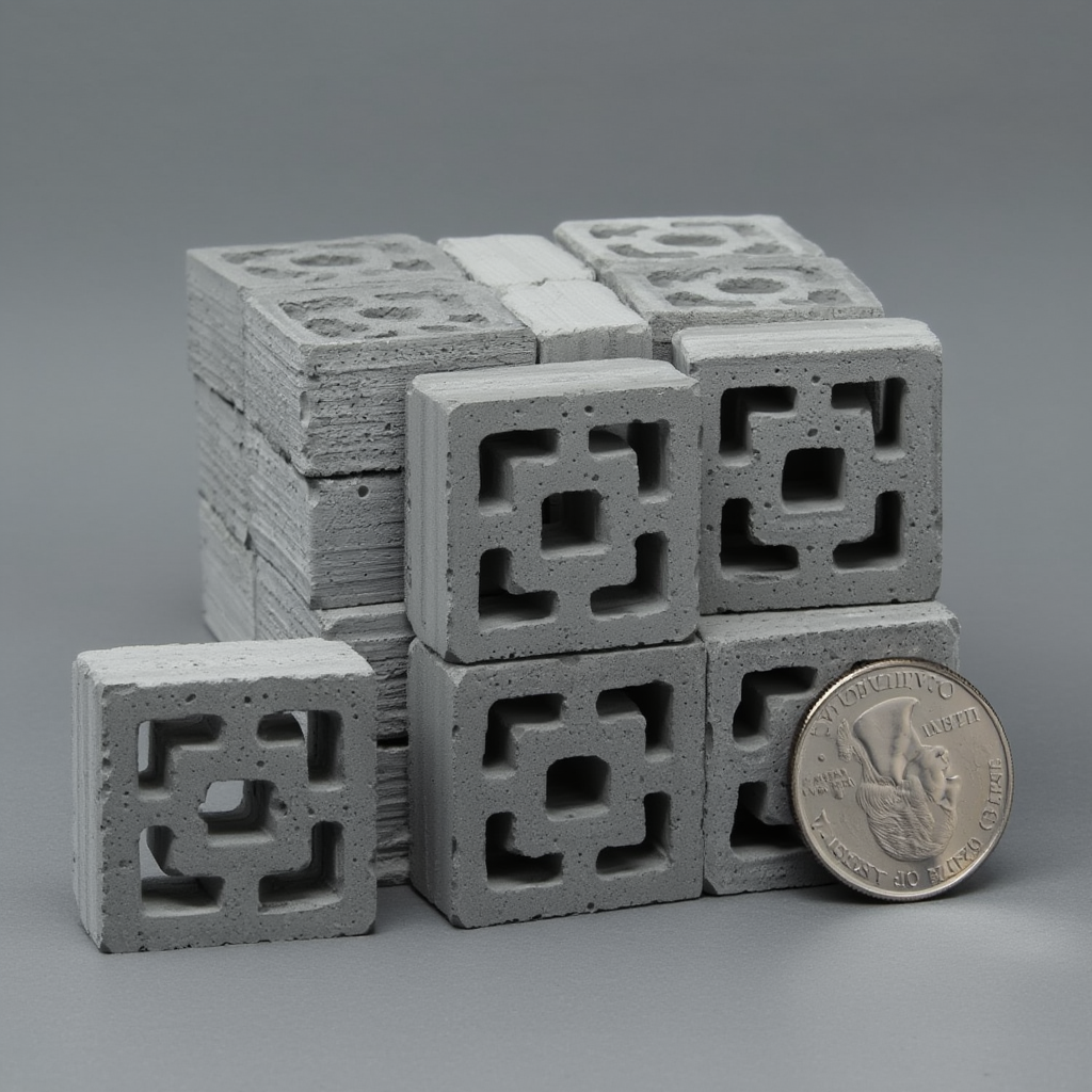 1:12 Scale Mini Breeze Block